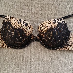 Victoria's Secret Leopard Lace Bra